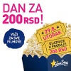 Za kraj raspusta bioskop za 200 dinara - CineStar